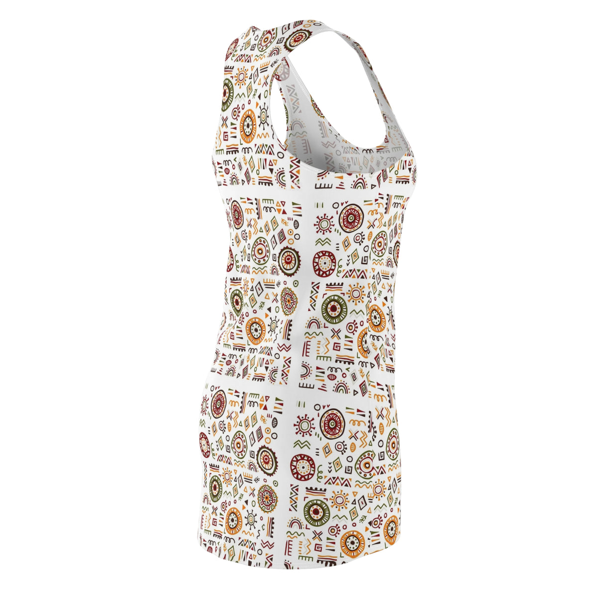 Women's Cut & Sew Racerback Dress (AOP)