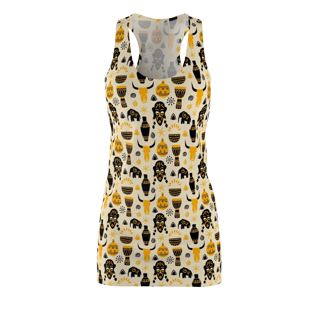Women's Cut & Sew Racerback Dress (AOP)