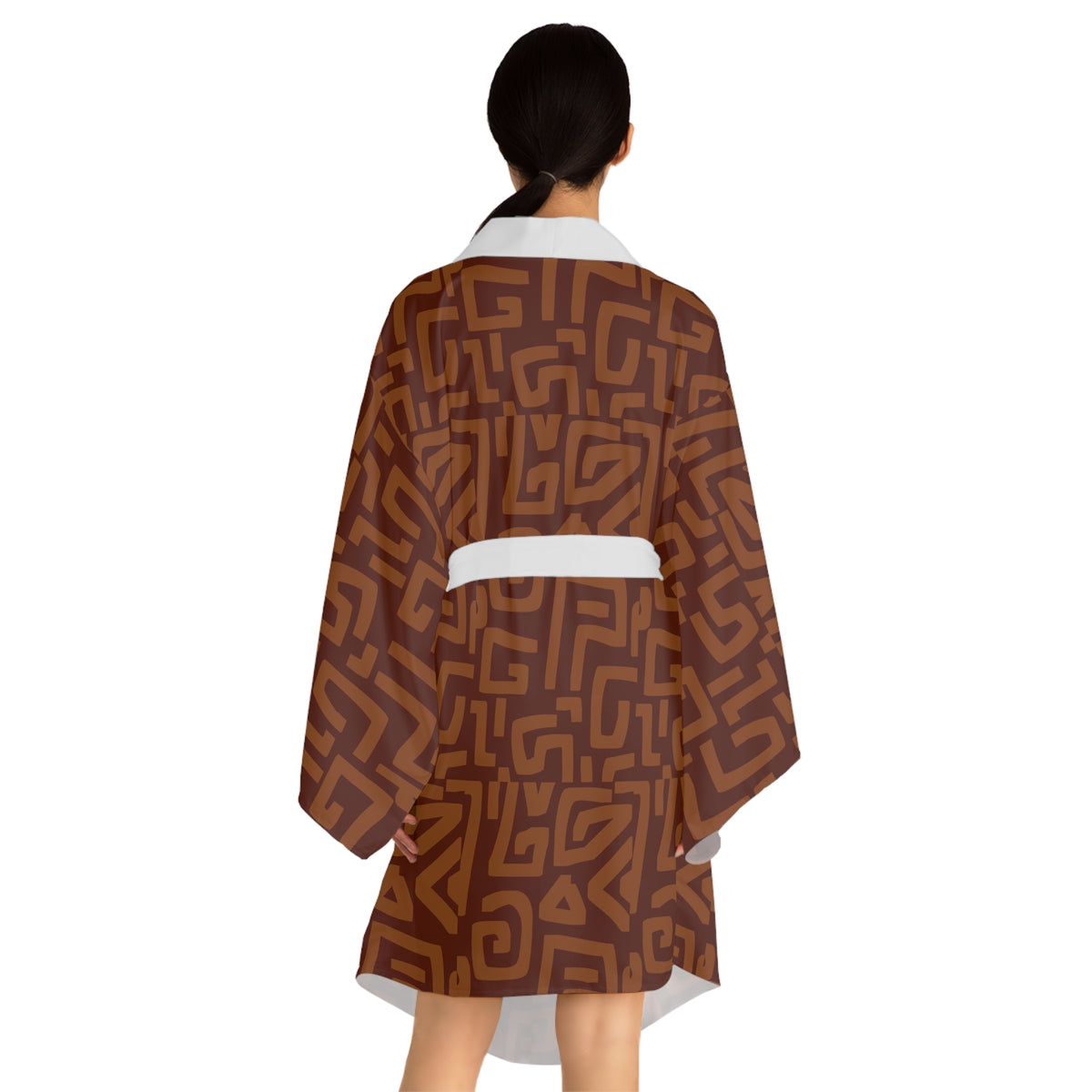 Long Sleeve Kimono Robe (AOP)