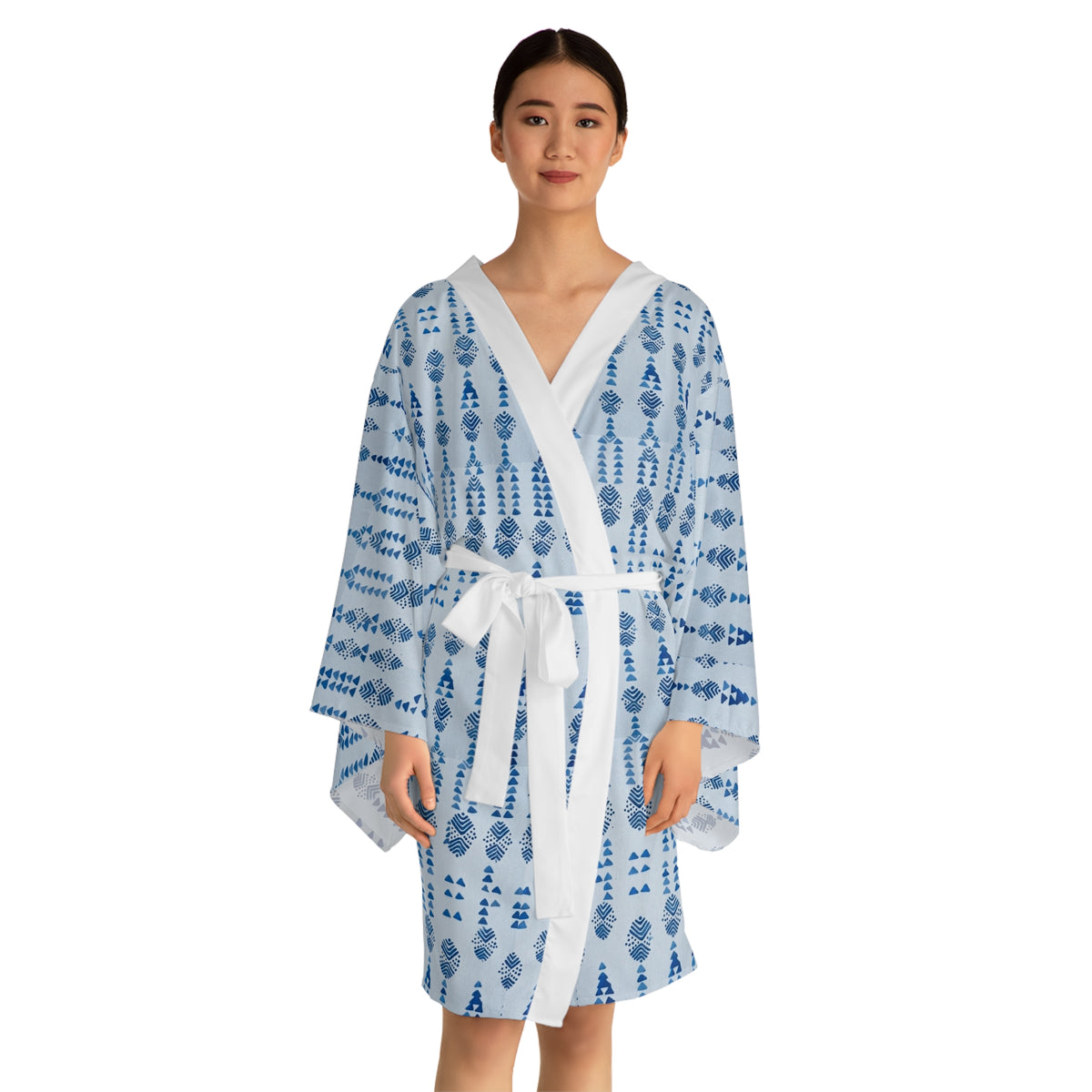 Long Sleeve Kimono Robe (AOP)
