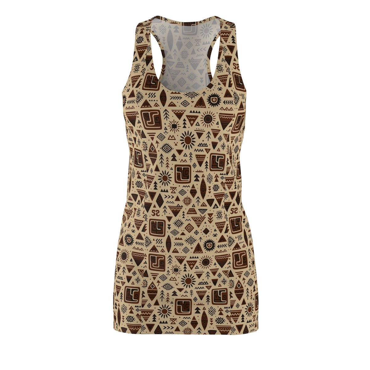 Women's Cut & Sew Racerback Dress (AOP)