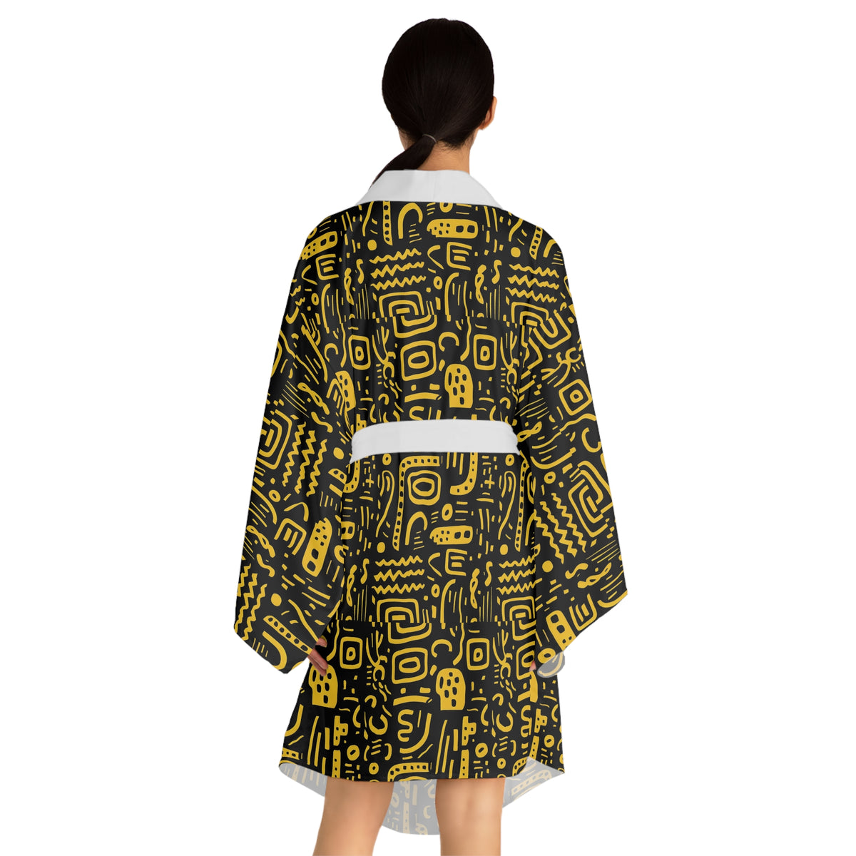Long Sleeve Kimono Robe (AOP)