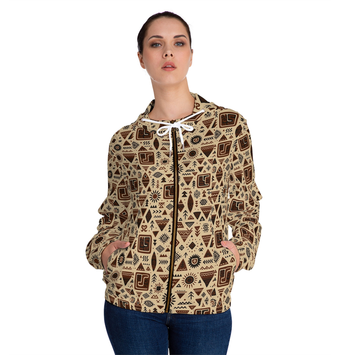 Women’s Full-Zip Hoodie (AOP)
