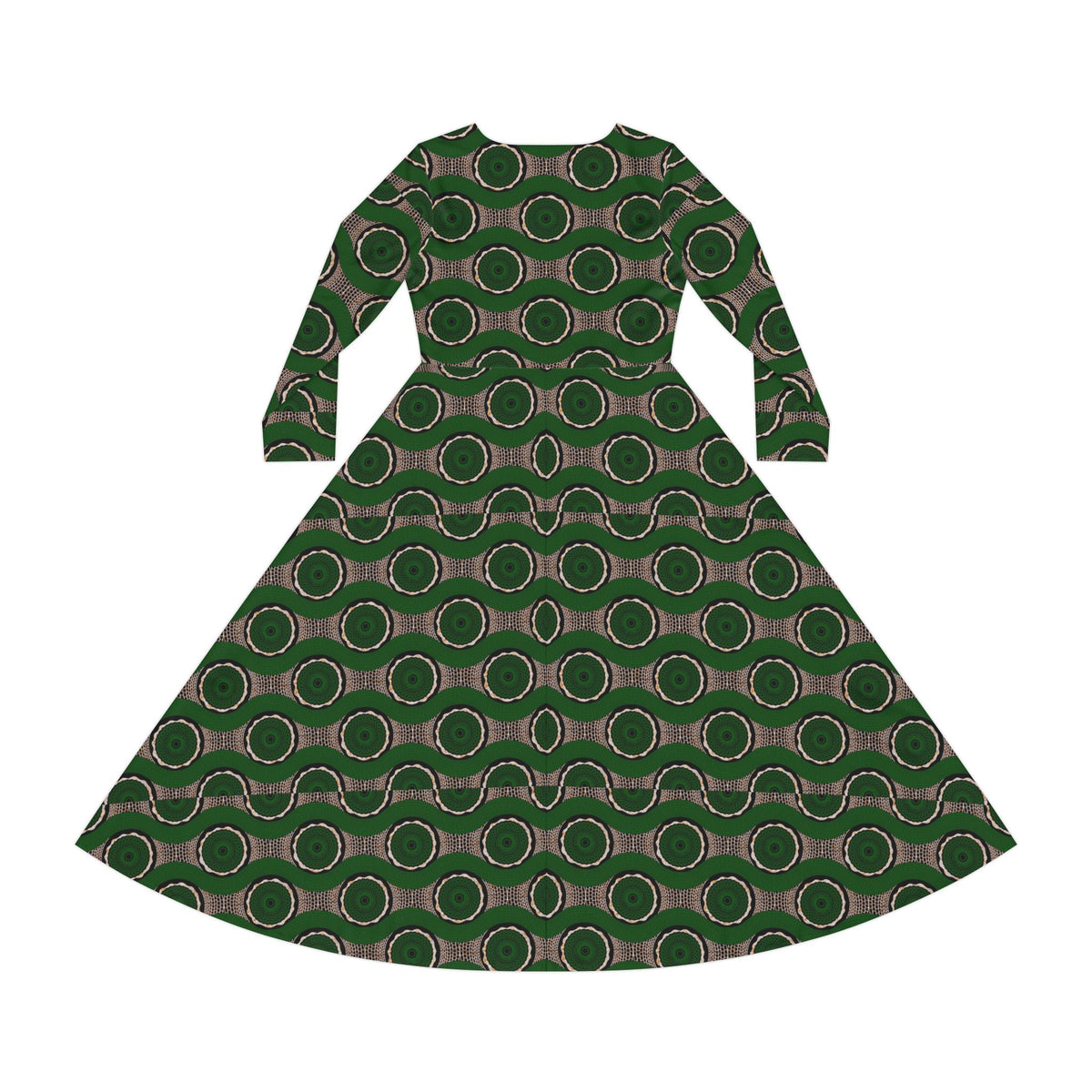 Women's Long Sleeve Dance Dress (AOP)