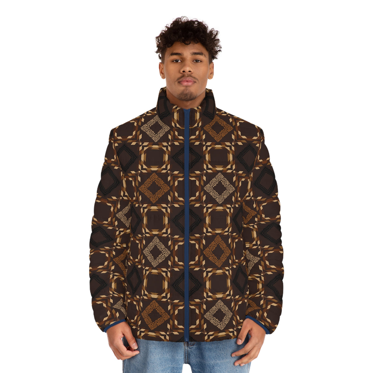 Men's Puffer Jacket (AOP)