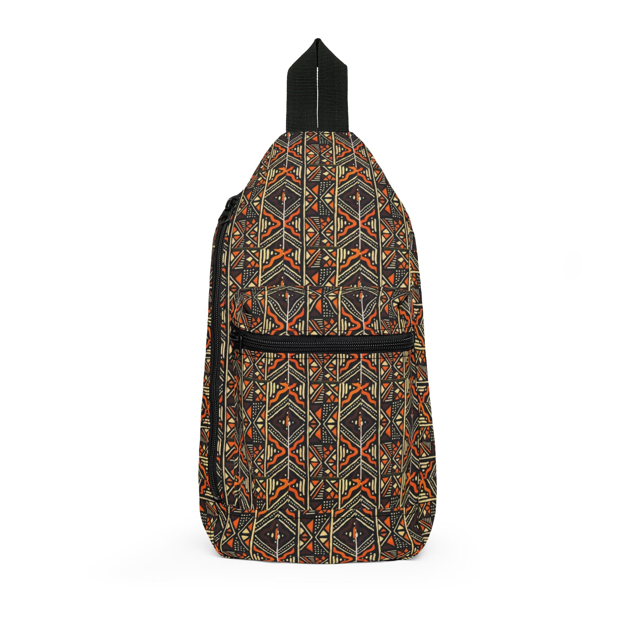 Boho Geo Sling Bag — Tribal Pattern Crossbody for Everyday & Travel
