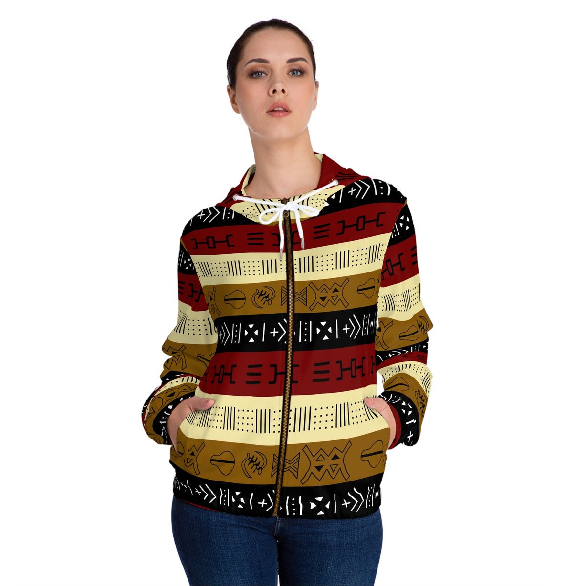 Women’s Full-Zip Hoodie (AOP)