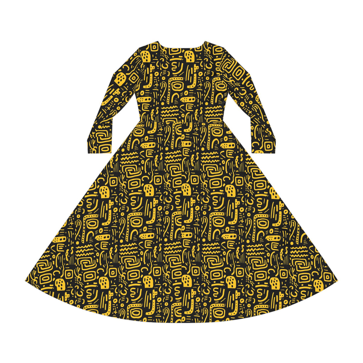 Women's Long Sleeve Dance Dress (AOP)