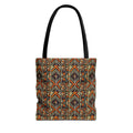 Tribal Geometric Tote Bag – Earthy Aztec Pattern All-Over Print
