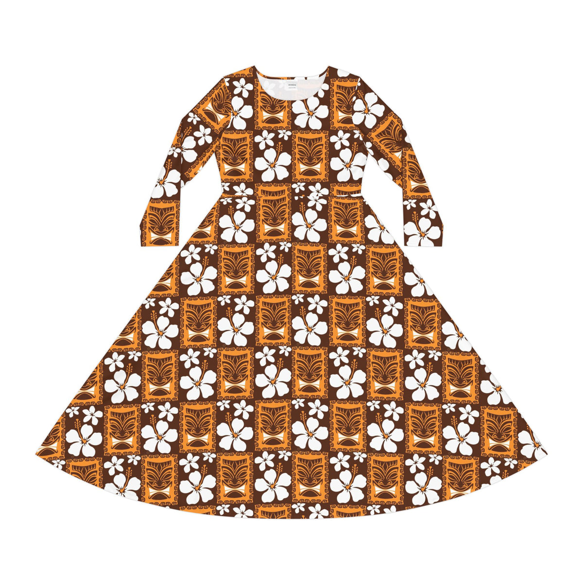 Women's Long Sleeve Dance Dress (AOP)