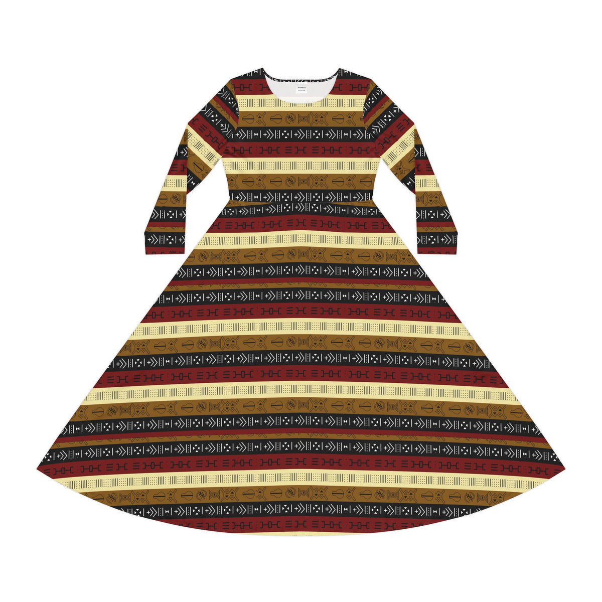 Women's Long Sleeve Dance Dress (AOP)