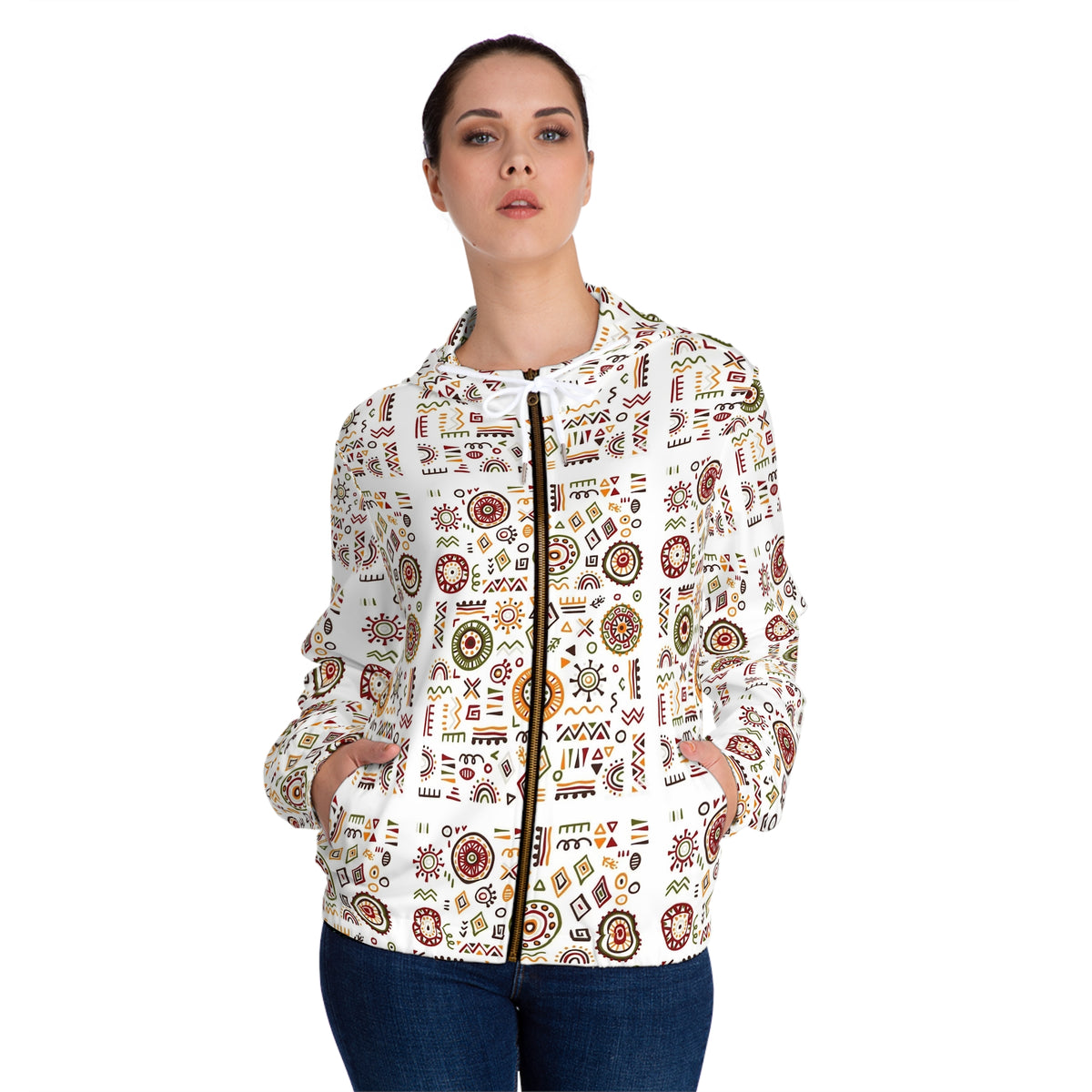 Women’s Full-Zip Hoodie (AOP)