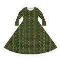 Women's Long Sleeve Dance Dress (AOP)
