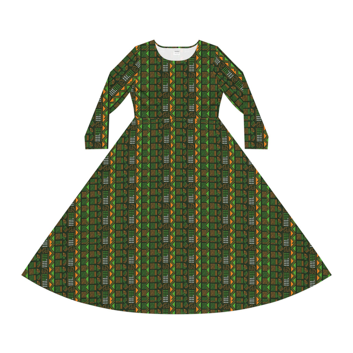 Women's Long Sleeve Dance Dress (AOP)