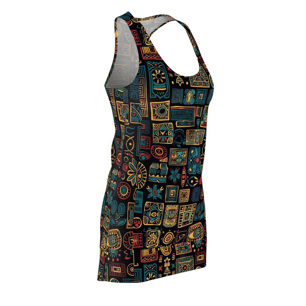 Women's Cut & Sew Racerback Dress (AOP)