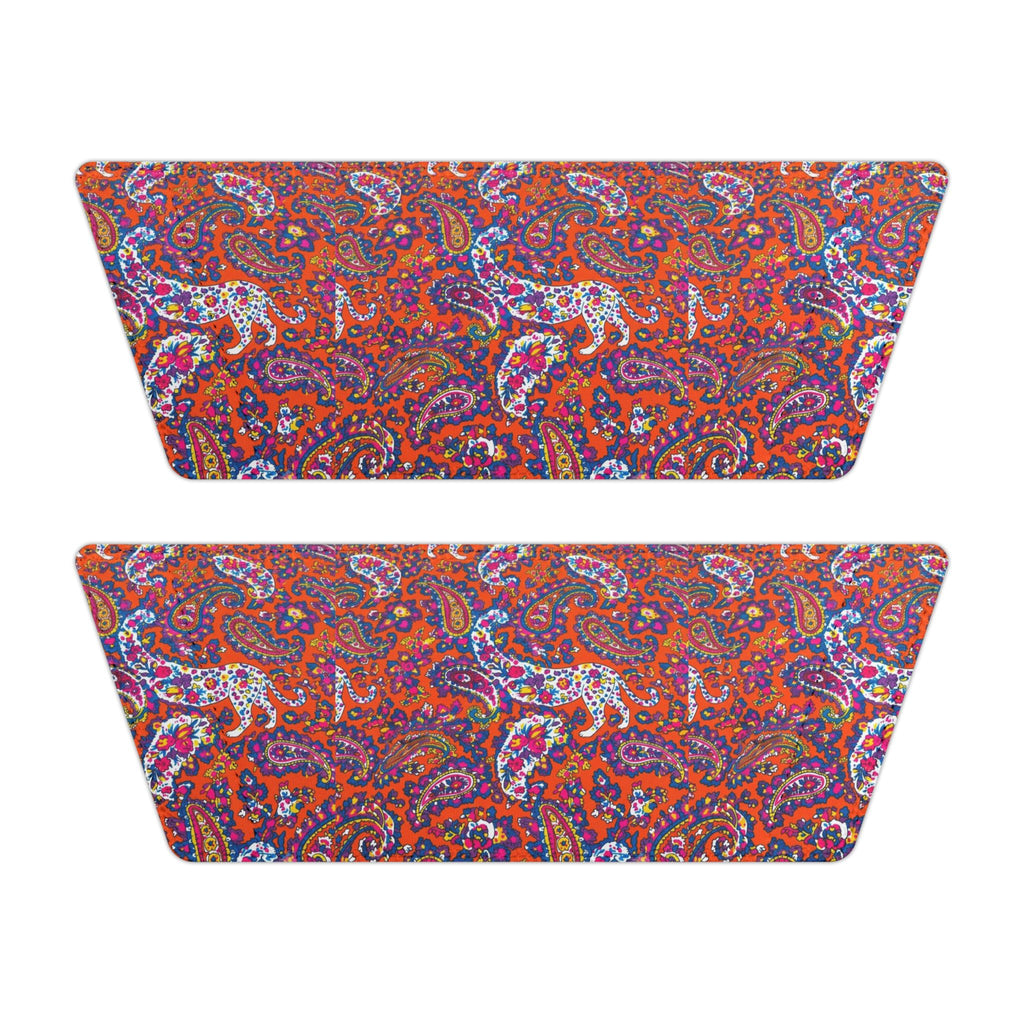Women's Slide Sandals — Vibrant Abstract Floral Removable-Strap Slides