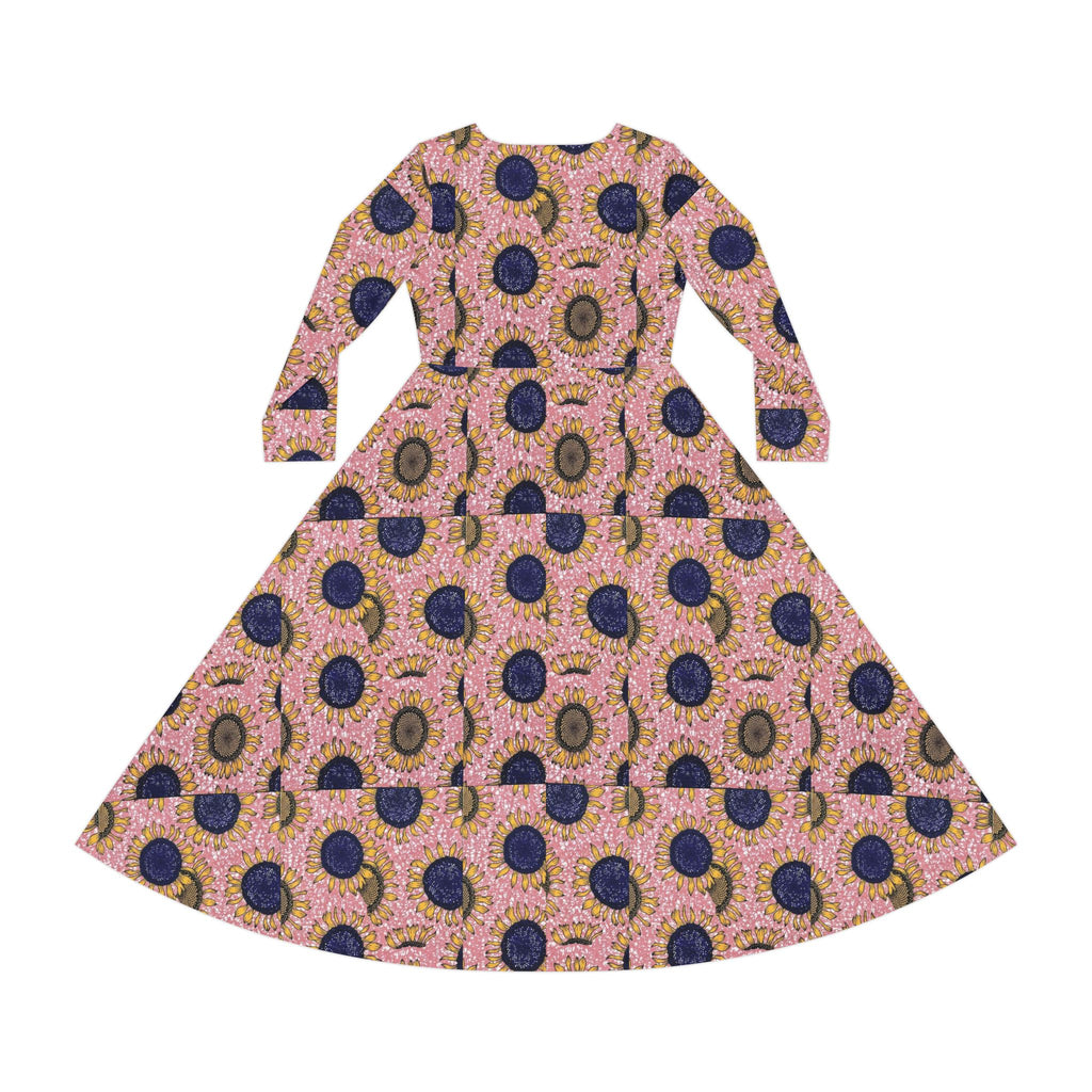 Women's Long Sleeve Dance Dress (AOP)