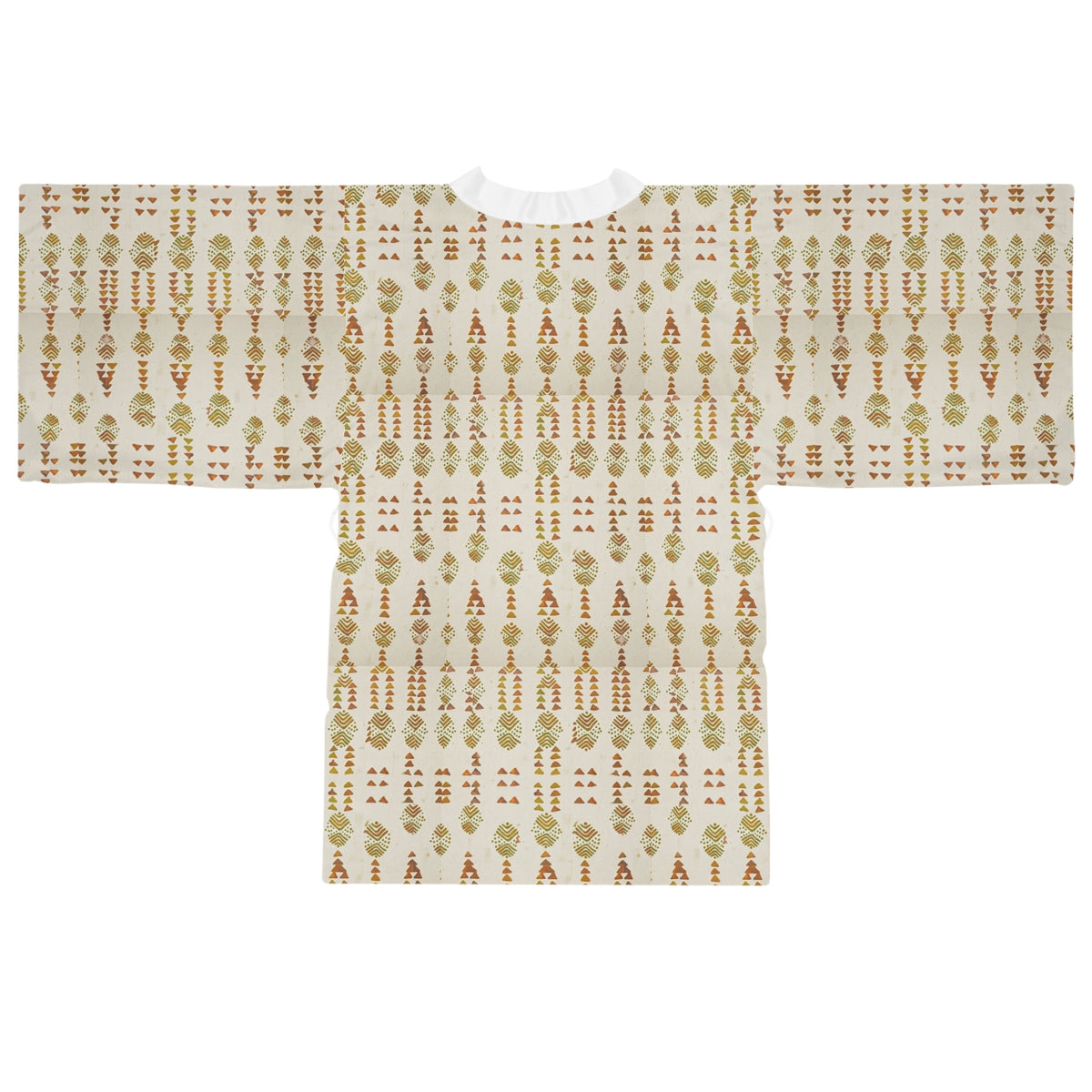 Boho Floral Kimono Robe — All-Over Print Long Sleeve Lounge Wrap