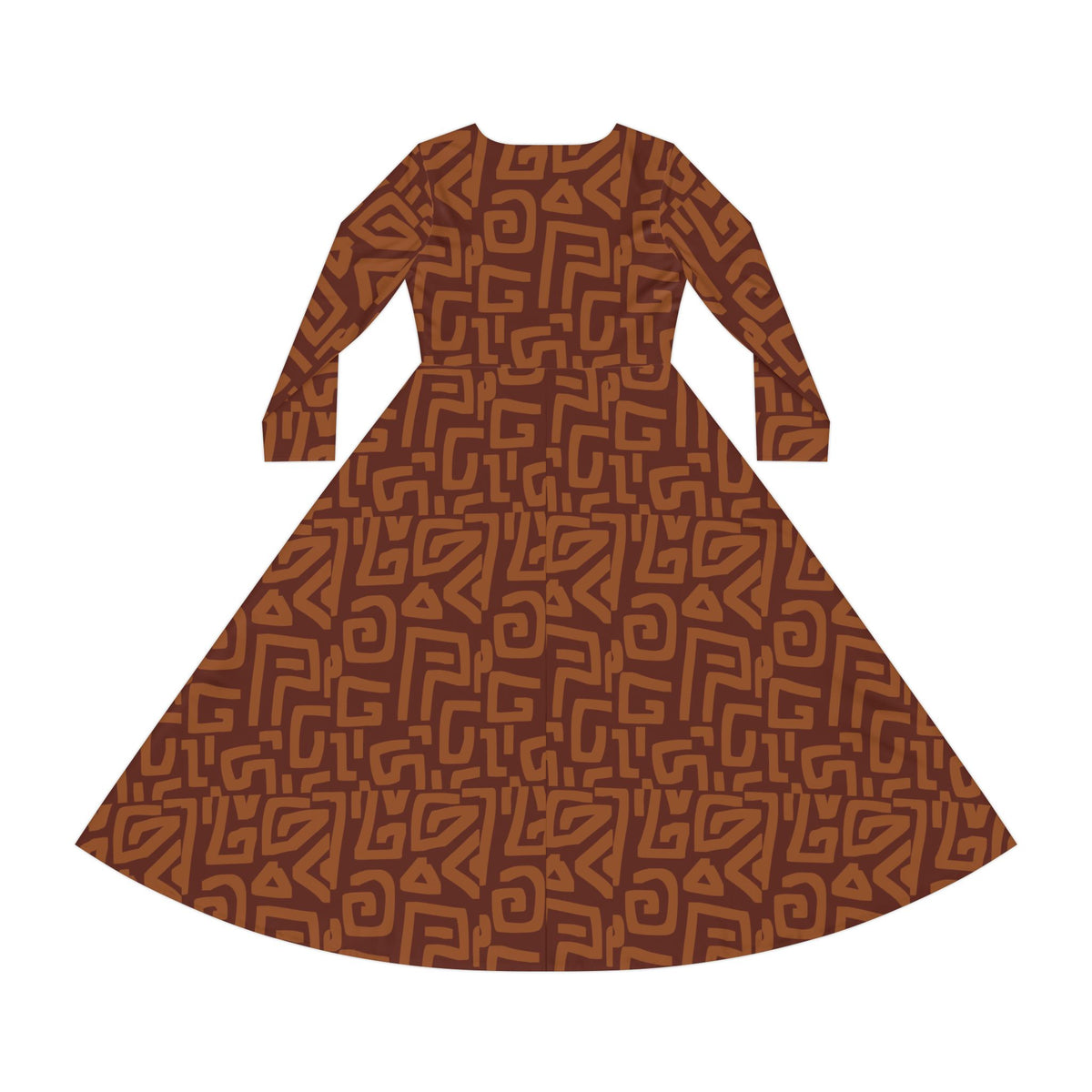 Women's Long Sleeve Dance Dress (AOP)