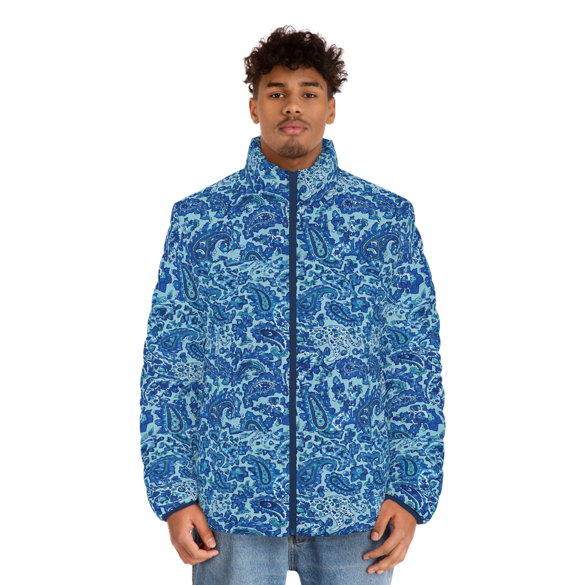 Men's Puffer Jacket (AOP)