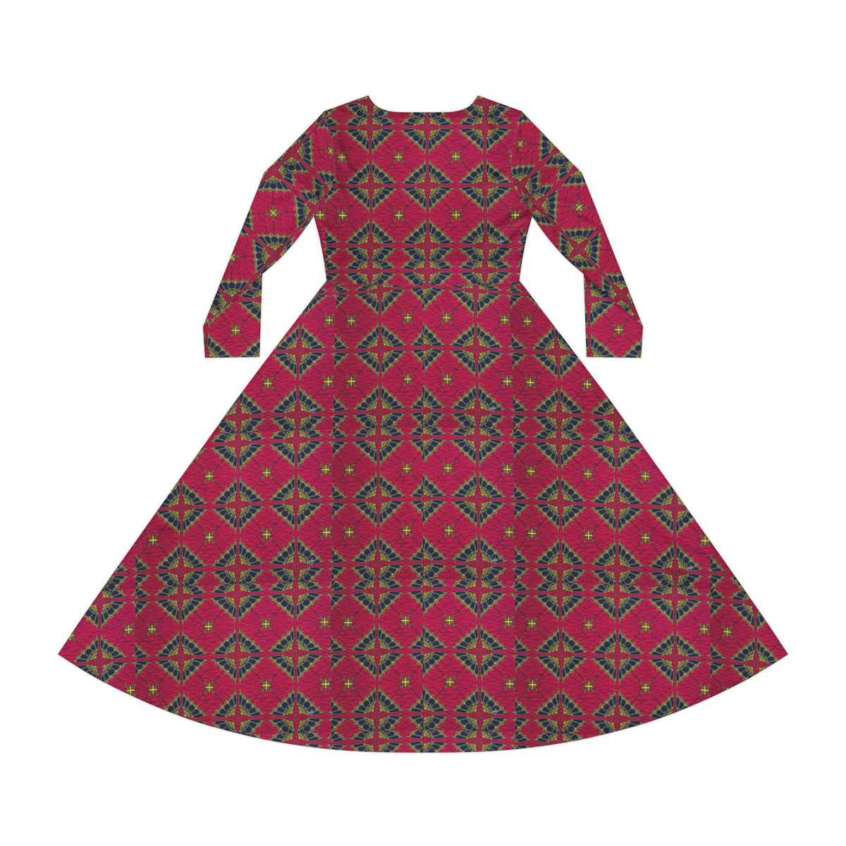 Women's Long Sleeve Dance Dress (AOP)