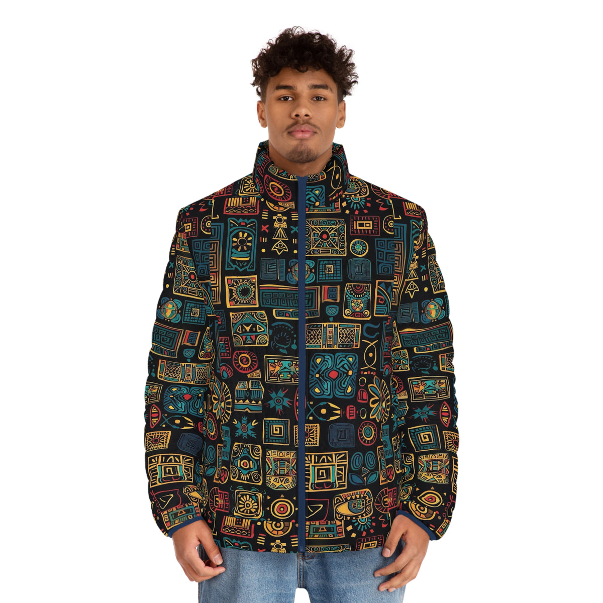 Men's Puffer Jacket (AOP)