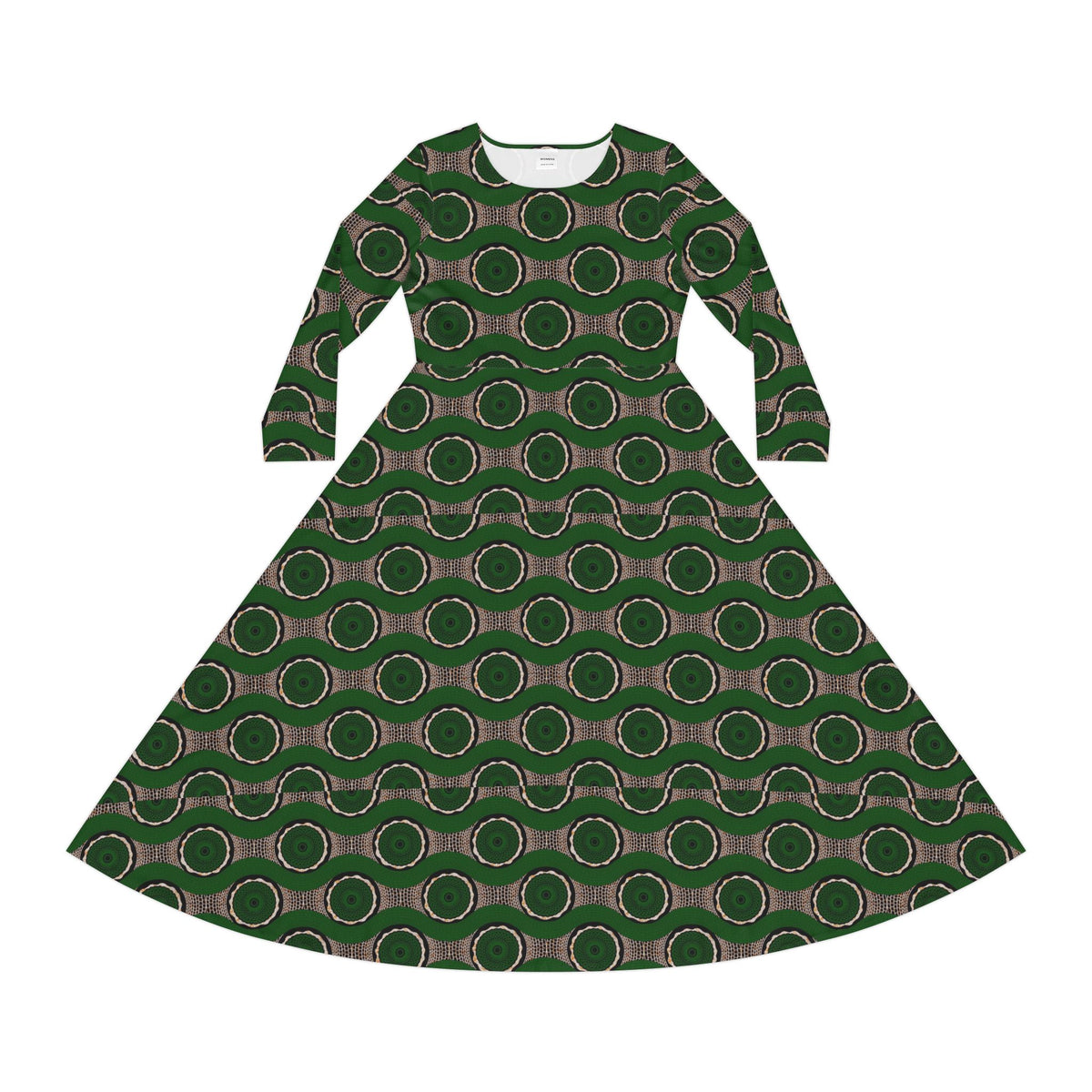 Women's Long Sleeve Dance Dress (AOP)