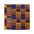African Kente Pattern Microfiber Duvet Cover — Bold Geometric Stripe Bedding