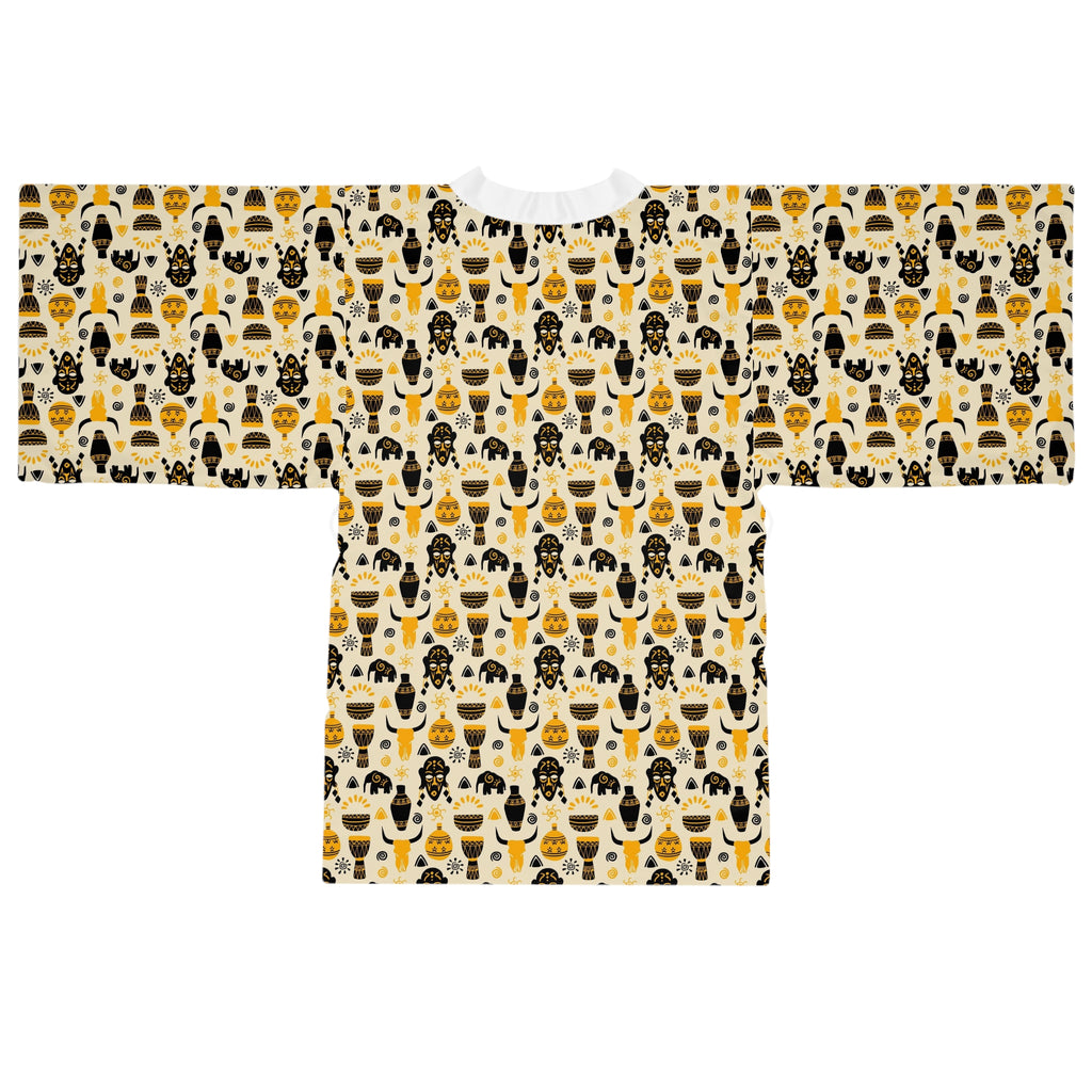 Long Sleeve Kimono Robe (AOP)