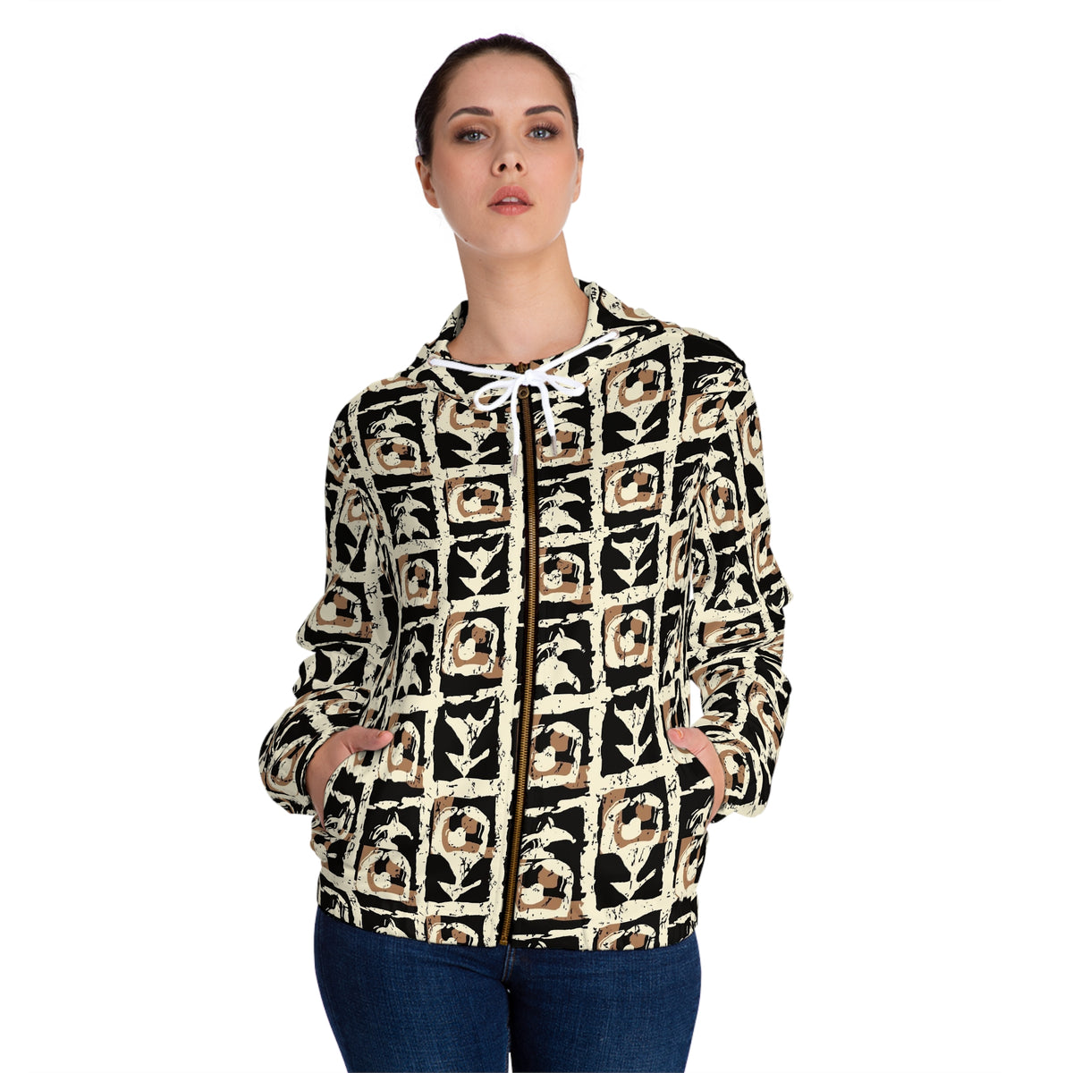 Women’s Full-Zip Hoodie (AOP)