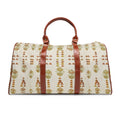 Boho Waterproof Travel Bag — Canvas Weekender Duffle with Tribal Print
