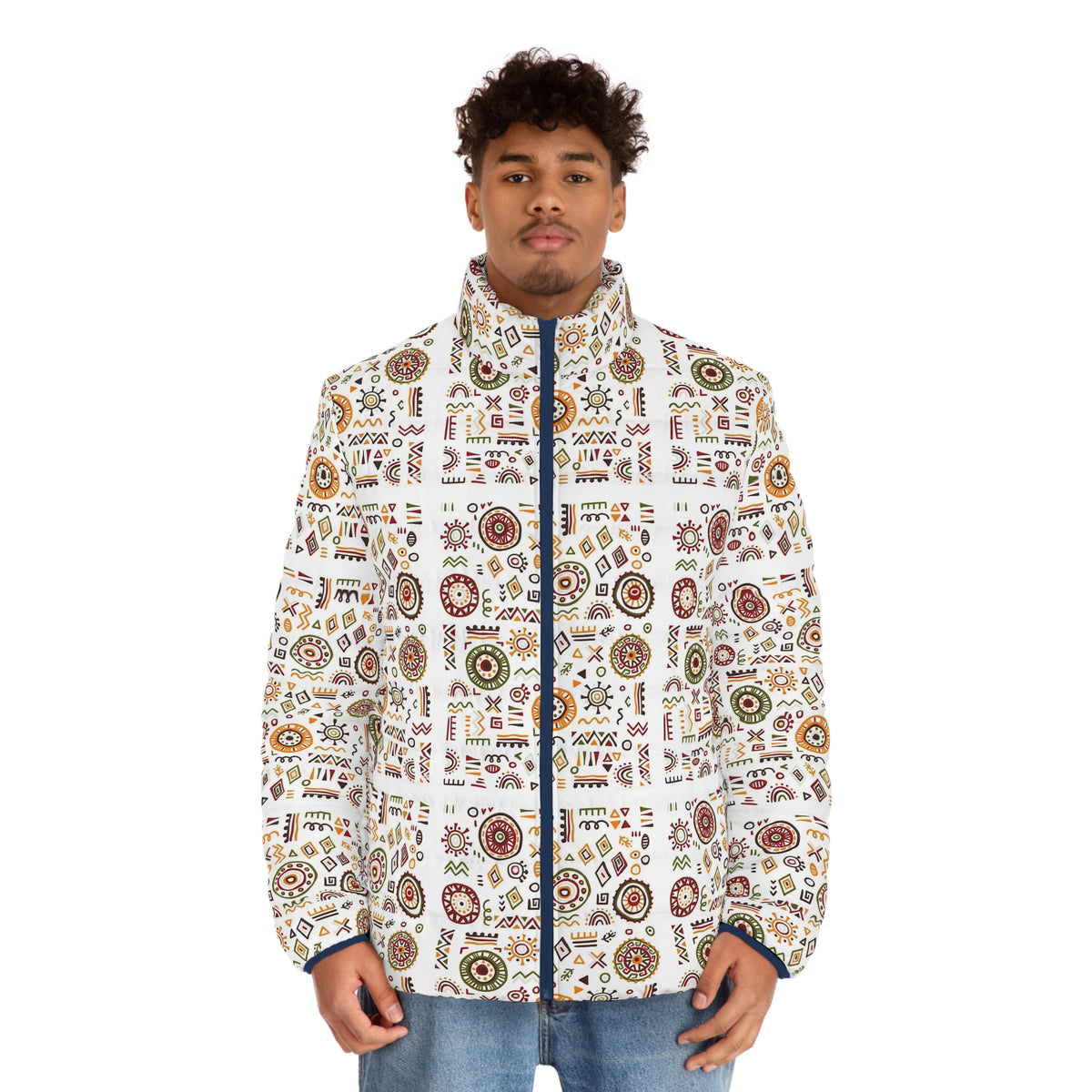 Men's Puffer Jacket (AOP)