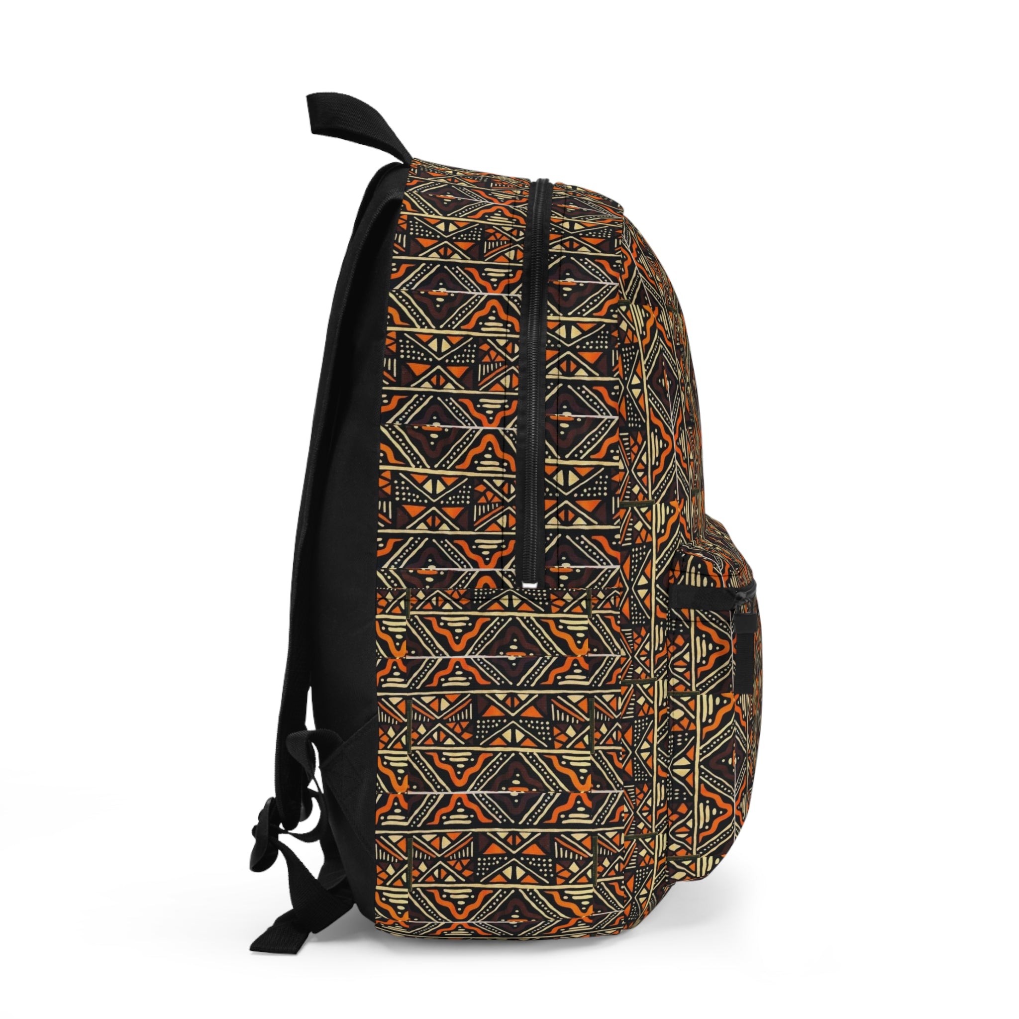Tribal Geo Pattern Backpack — Boho Aztec-Inspired School & Travel Bag