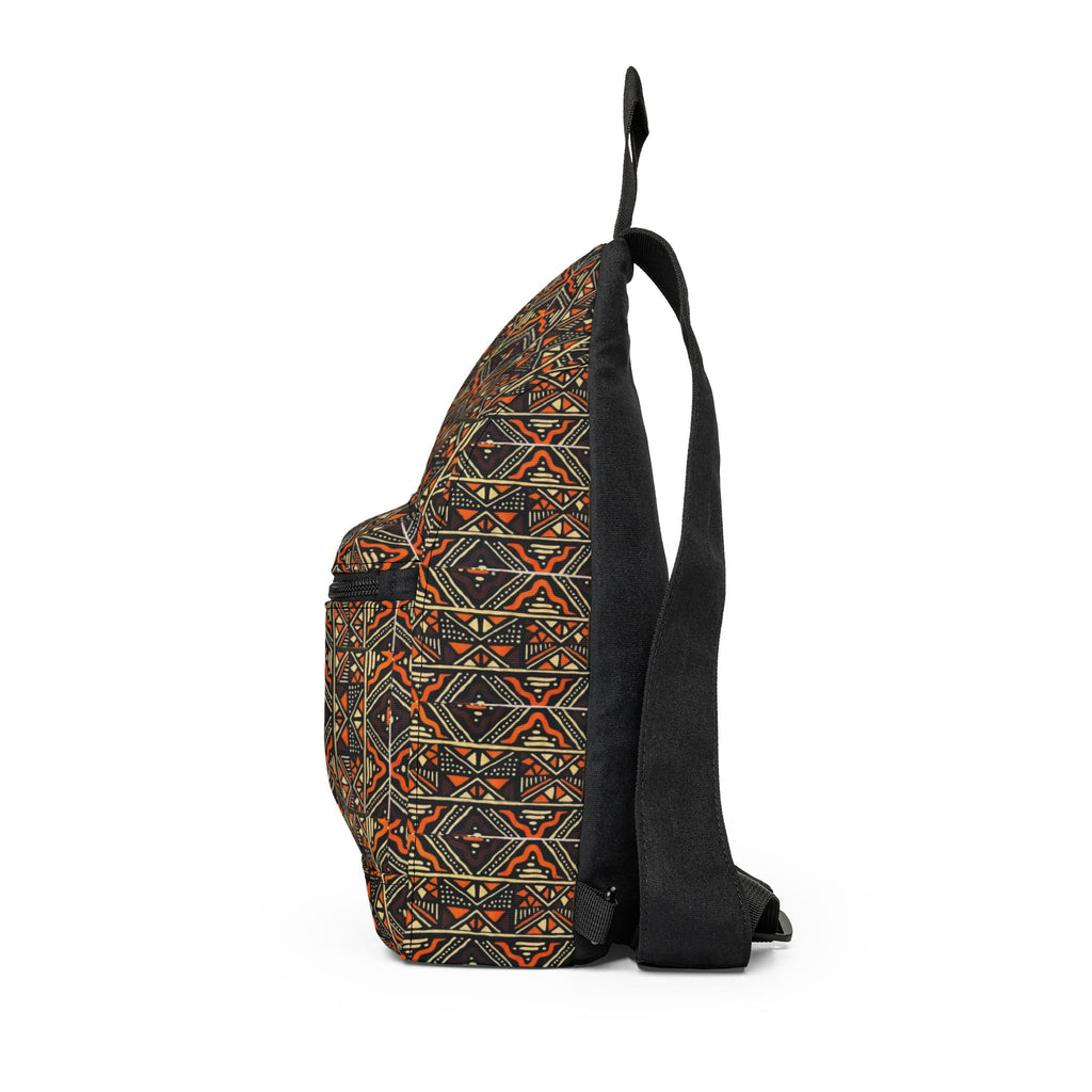 Boho Geo Sling Bag — Tribal Pattern Crossbody for Everyday & Travel