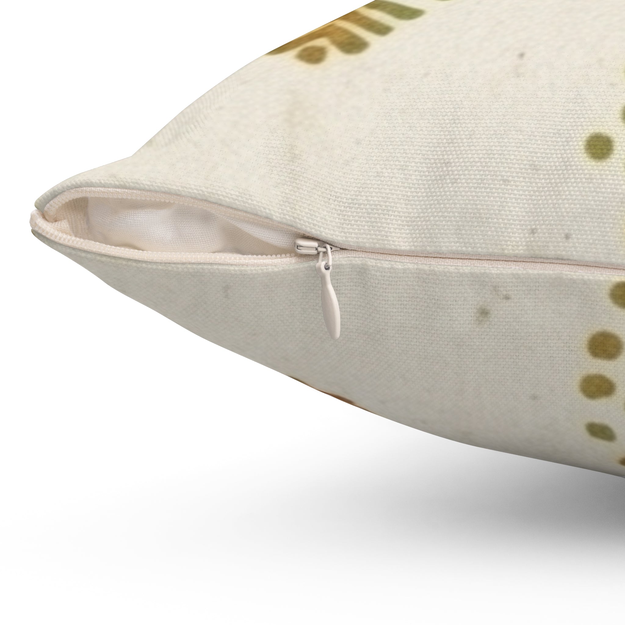 Boho Triangle Pattern Square Throw Pillow