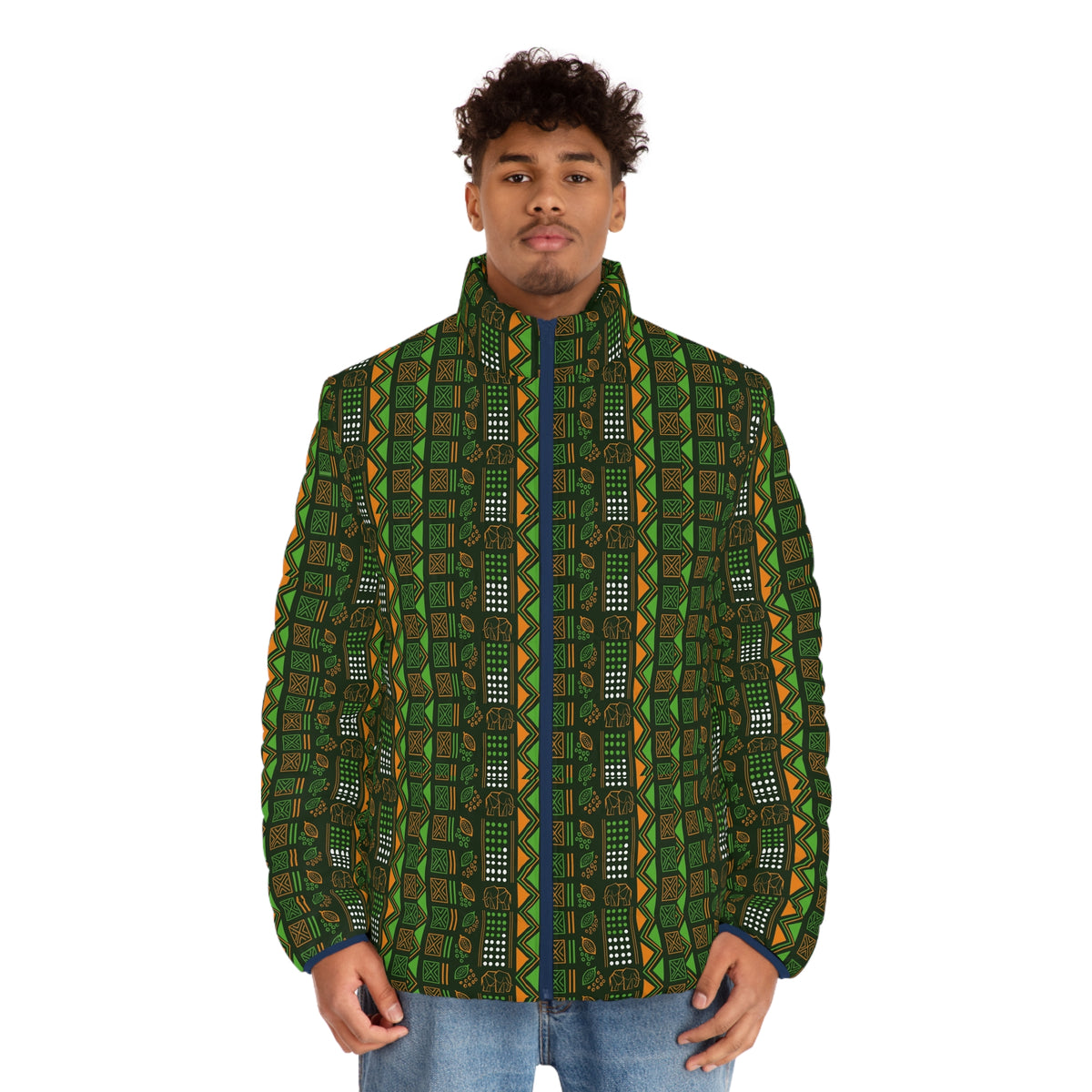 Men's Puffer Jacket (AOP)