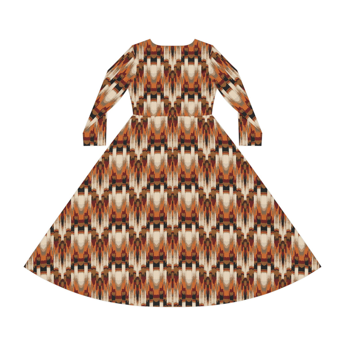 Women's Long Sleeve Dance Dress (AOP)