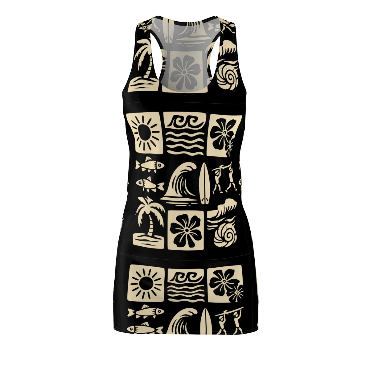 Women's Cut & Sew Racerback Dress (AOP)