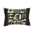 Spun Polyester Lumbar Pillow