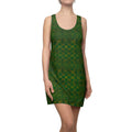 Green Pixel Camo Racerback Dress – Women's All-Over Print