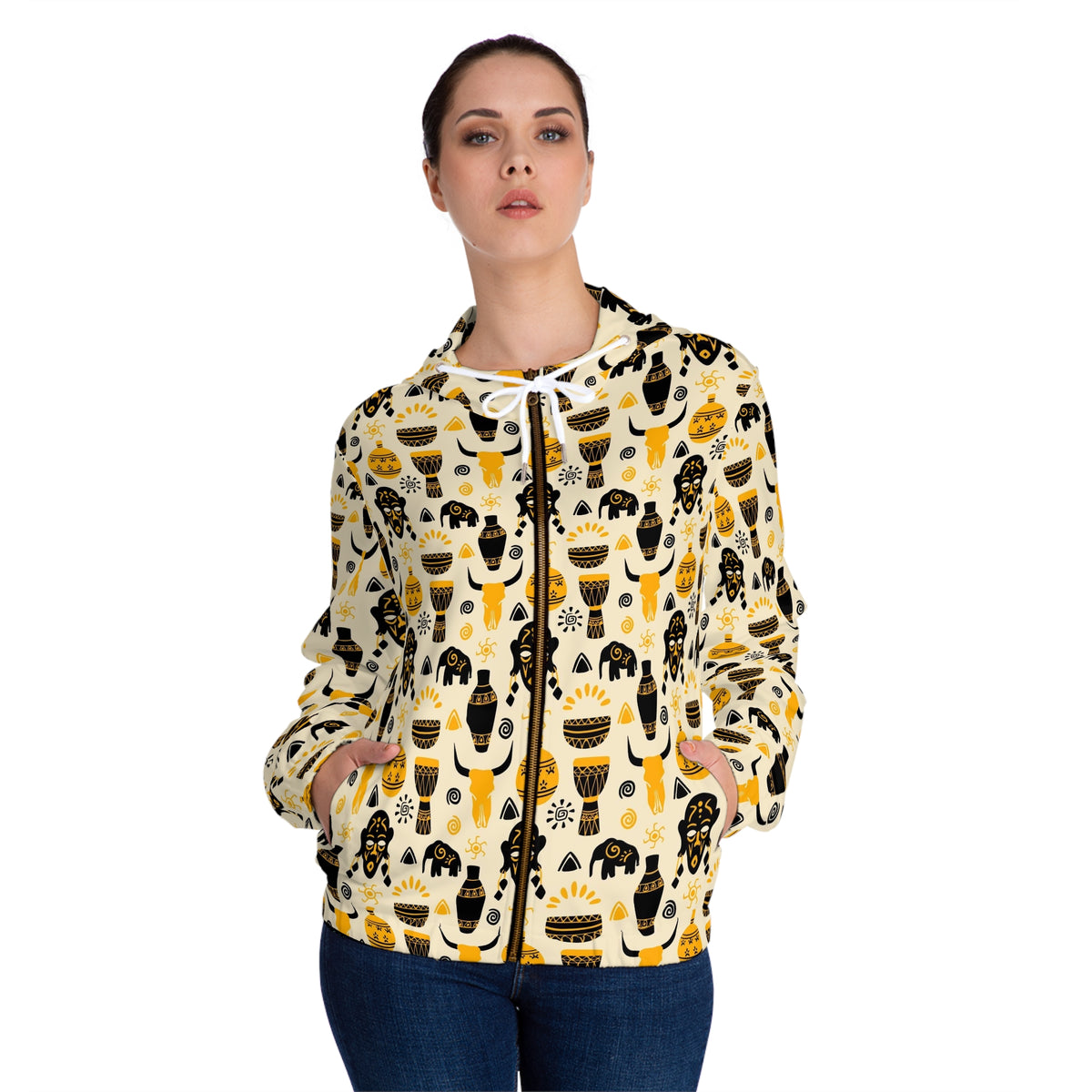 Women’s Full-Zip Hoodie (AOP)