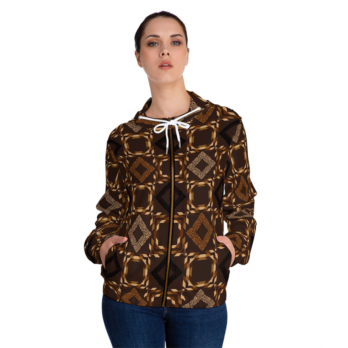 Women’s Full-Zip Hoodie (AOP)