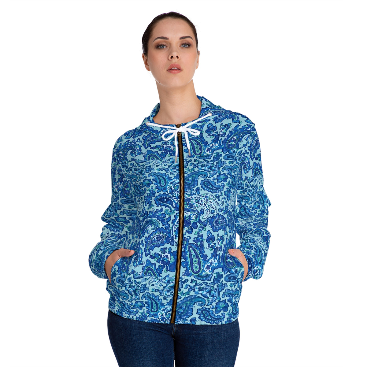 Women’s Full-Zip Hoodie (AOP)