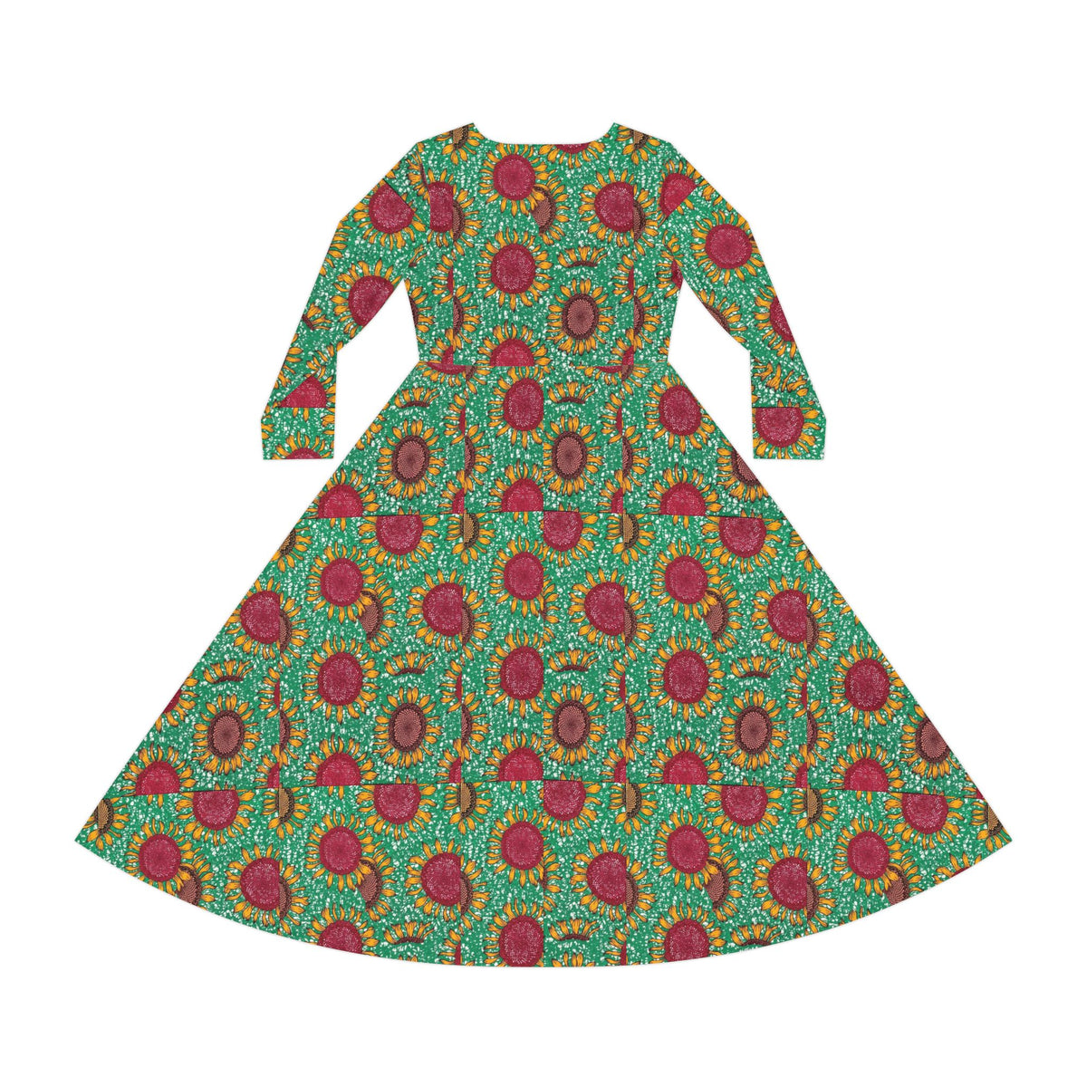 Women's Long Sleeve Dance Dress (AOP)