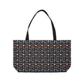Weekender Tote Bag — Cozy Geometric Fair Isle Pattern Travel Bag