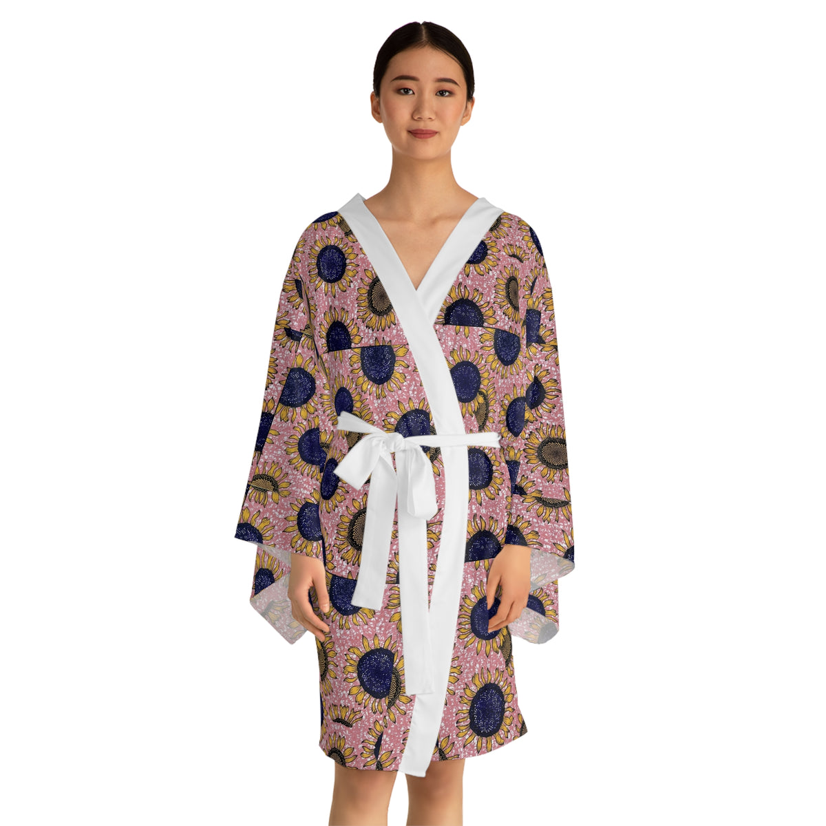 Long Sleeve Kimono Robe (AOP)