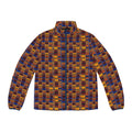 Puffer Jacket - Bold Kente Pattern All-Over Print