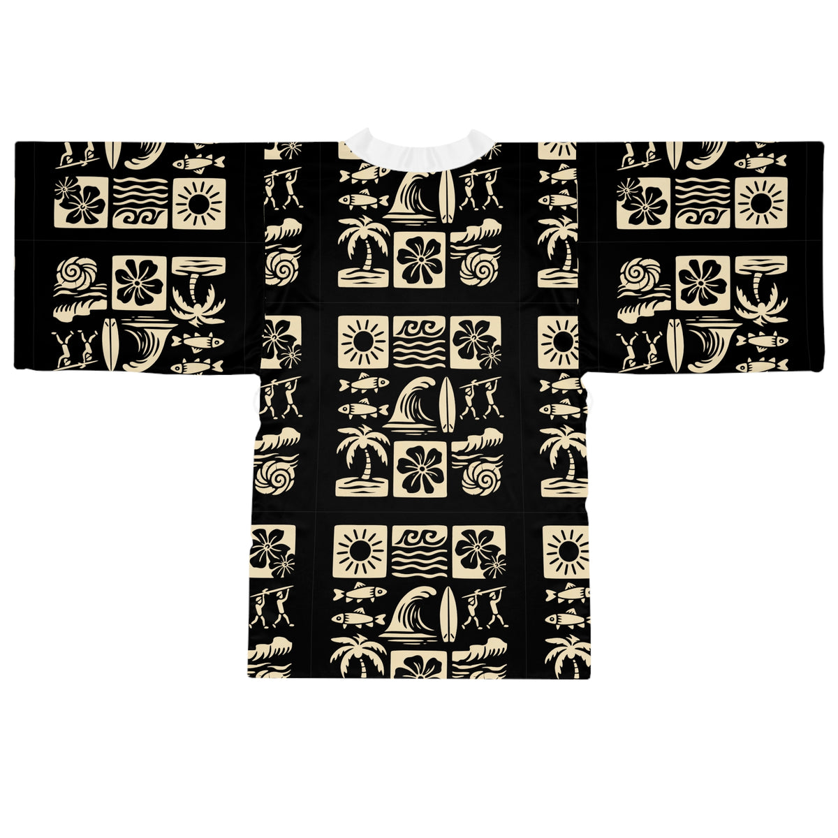 Long Sleeve Kimono Robe (AOP)