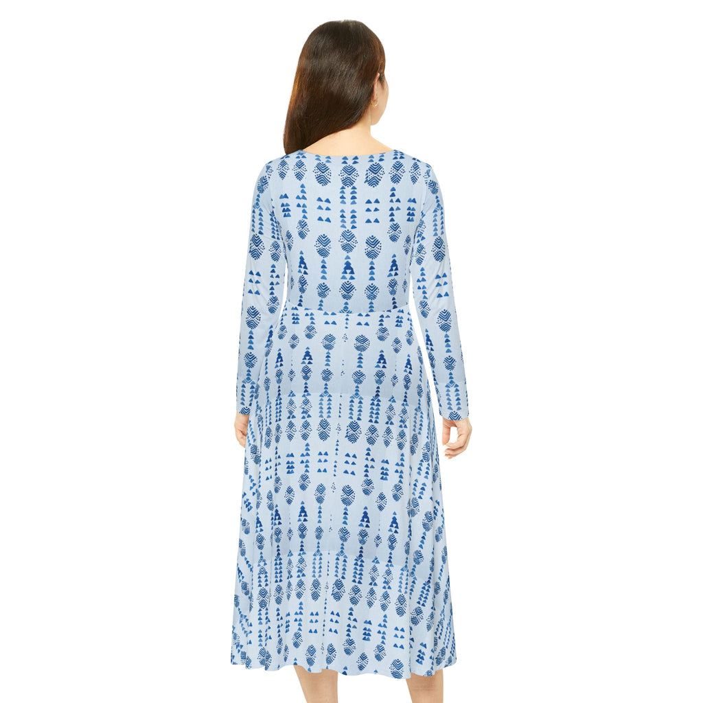 Women's Long Sleeve Dance Dress (AOP)