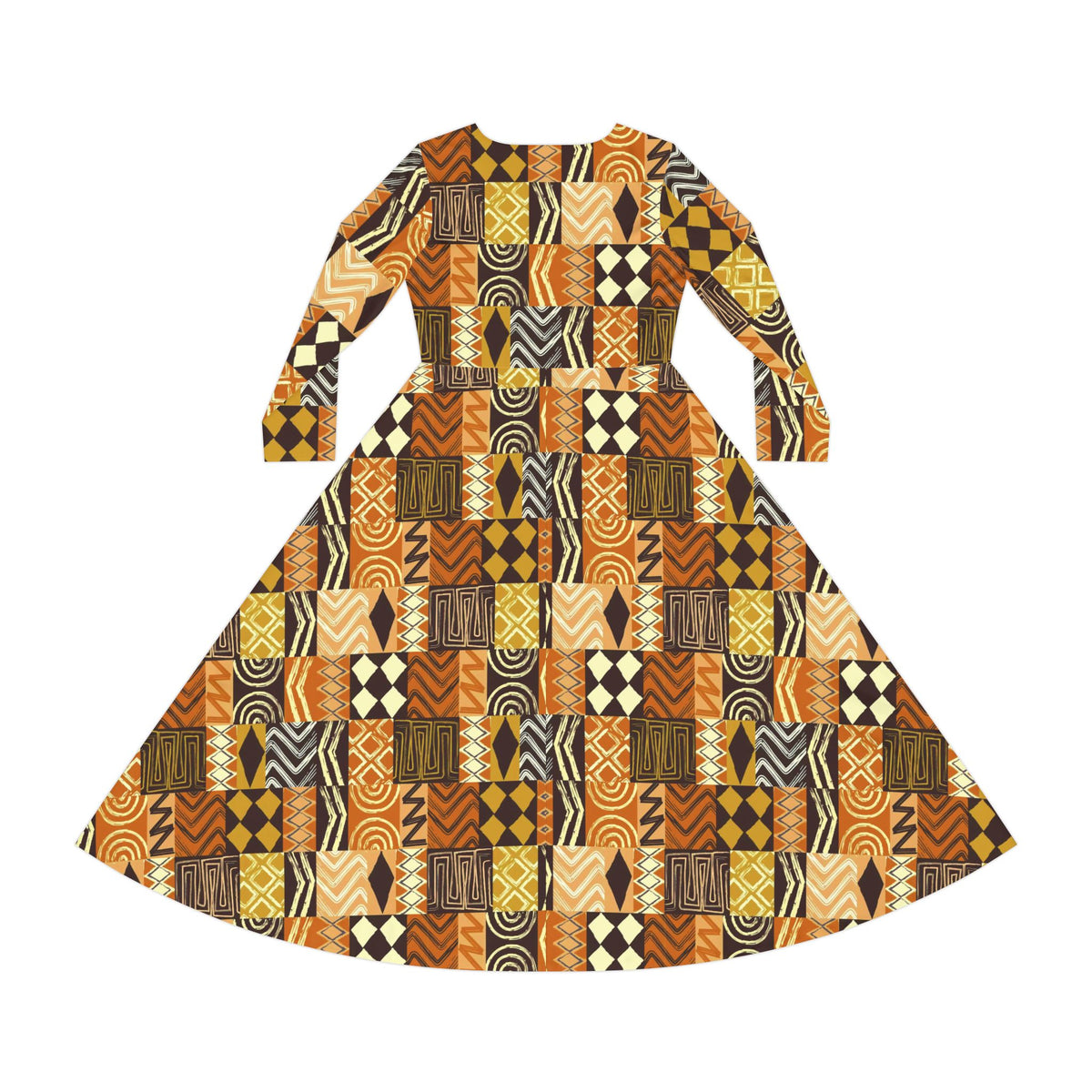 Women's Long Sleeve Dance Dress (AOP)
